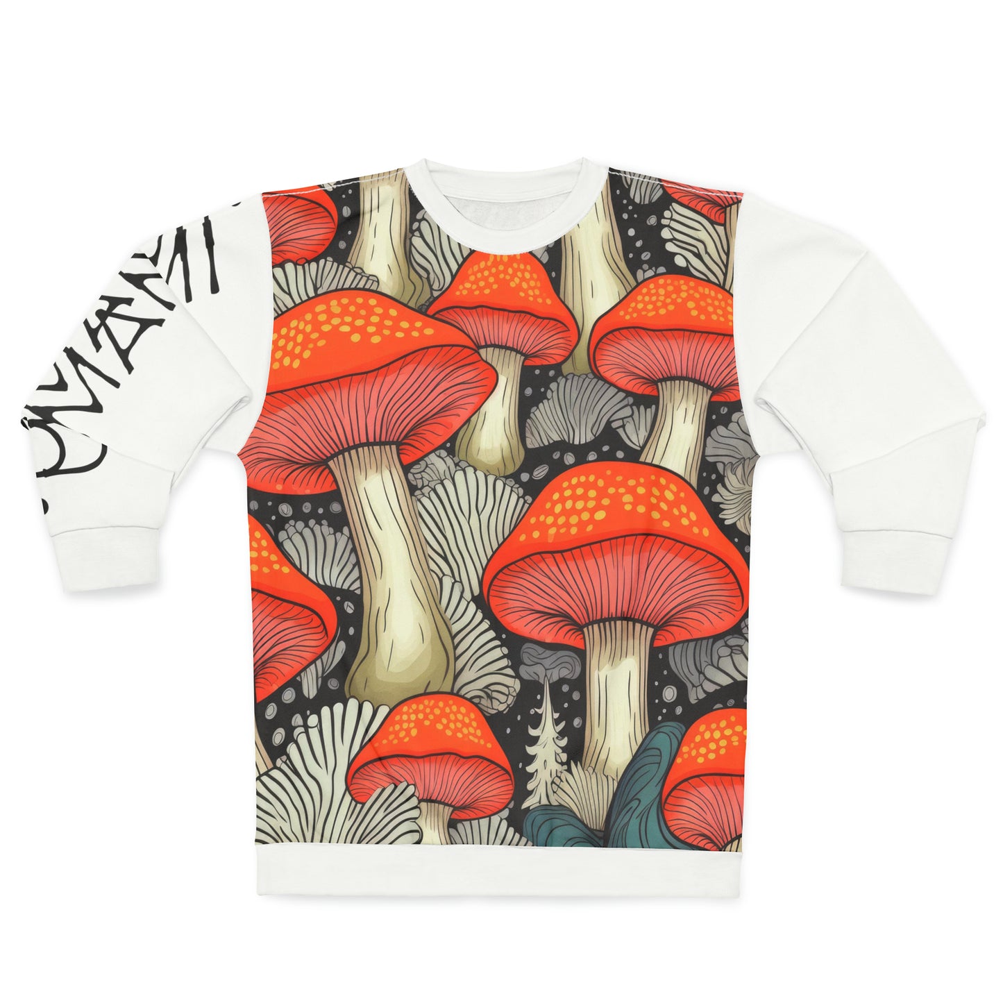 Unisex Sweatshirt Amanita White