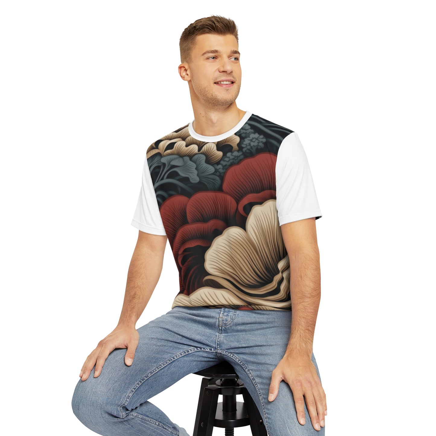 White Asian Style Tee