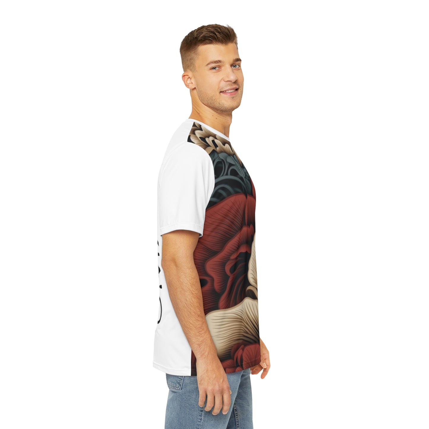 White Asian Style Tee