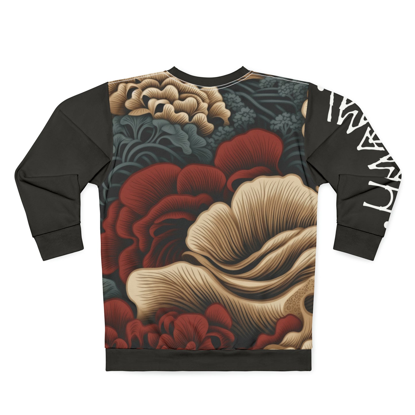 Unisex Sweatshirt Asian Style Black