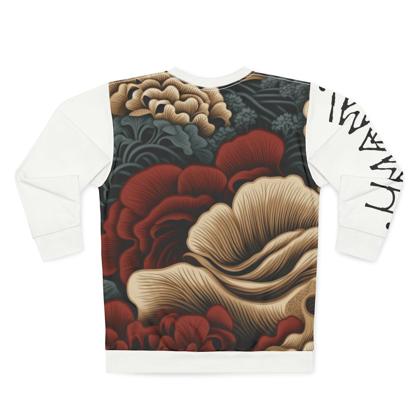 Unisex Sweatshirt Asian Style White