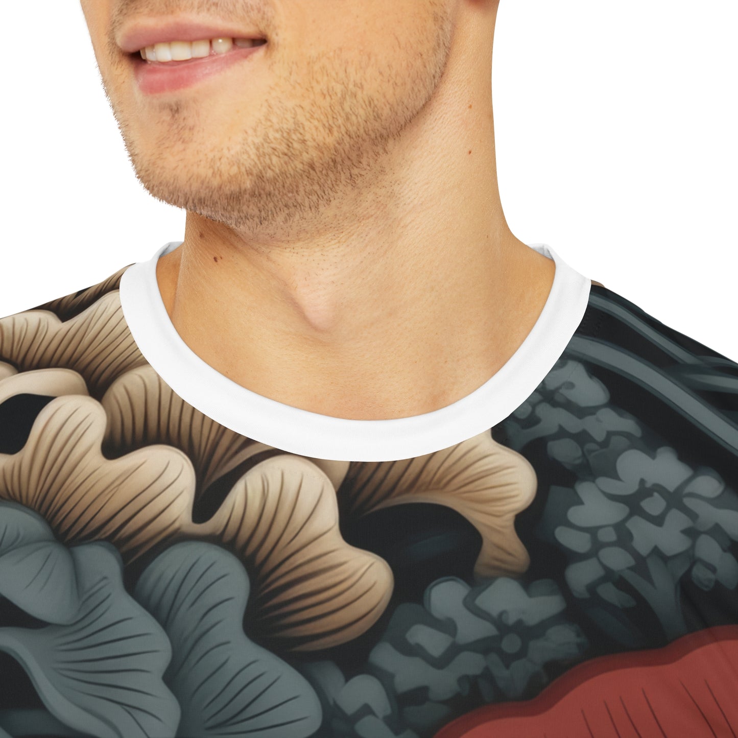 White Asian Style Tee