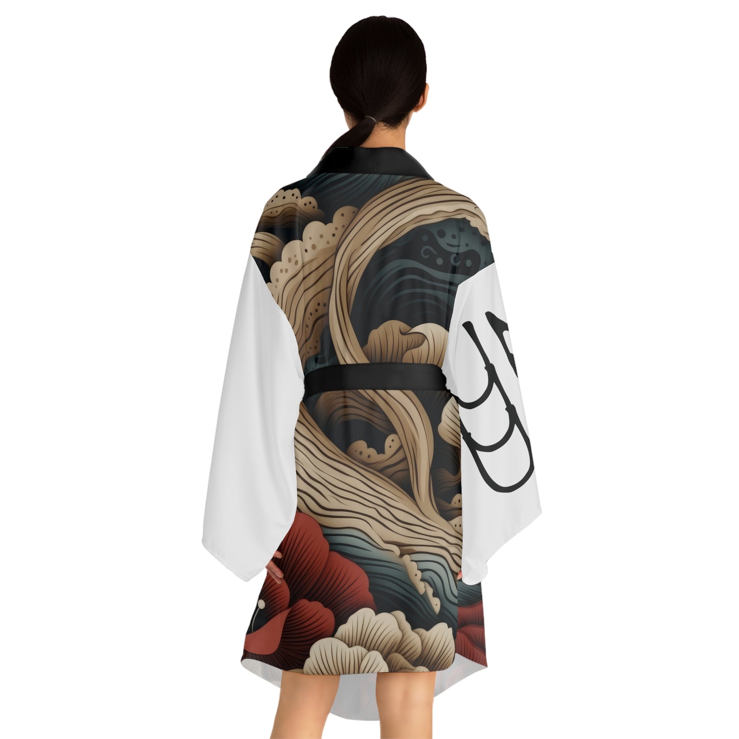 Robes de style kimono Asian Style Blanc