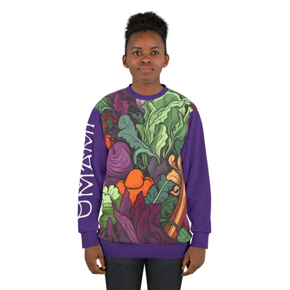 Unisex Sweatshirt Vegetables Purple