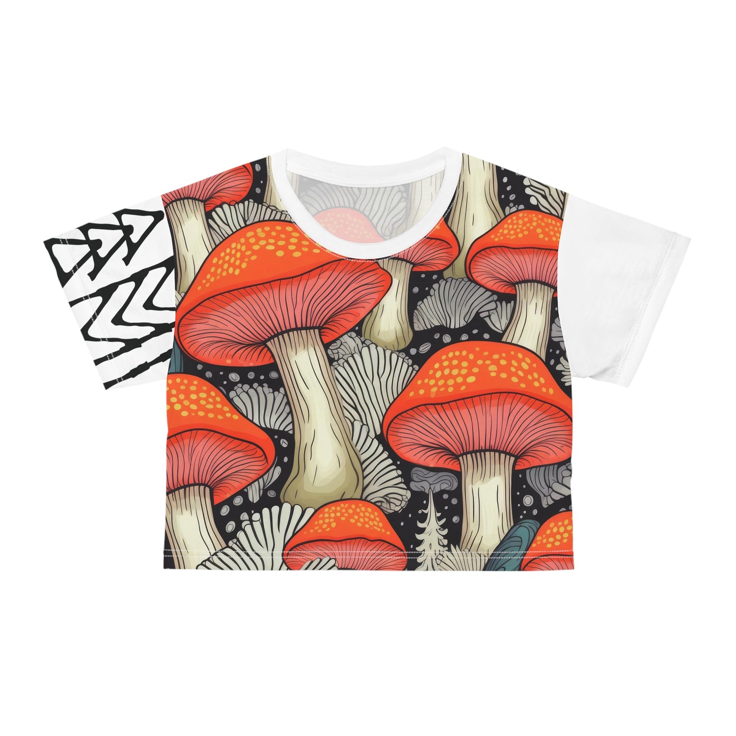 Crop Tee Amanita Blanc
