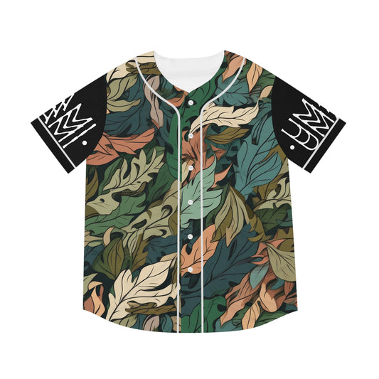 Baseball Jersey Feuilles Camo