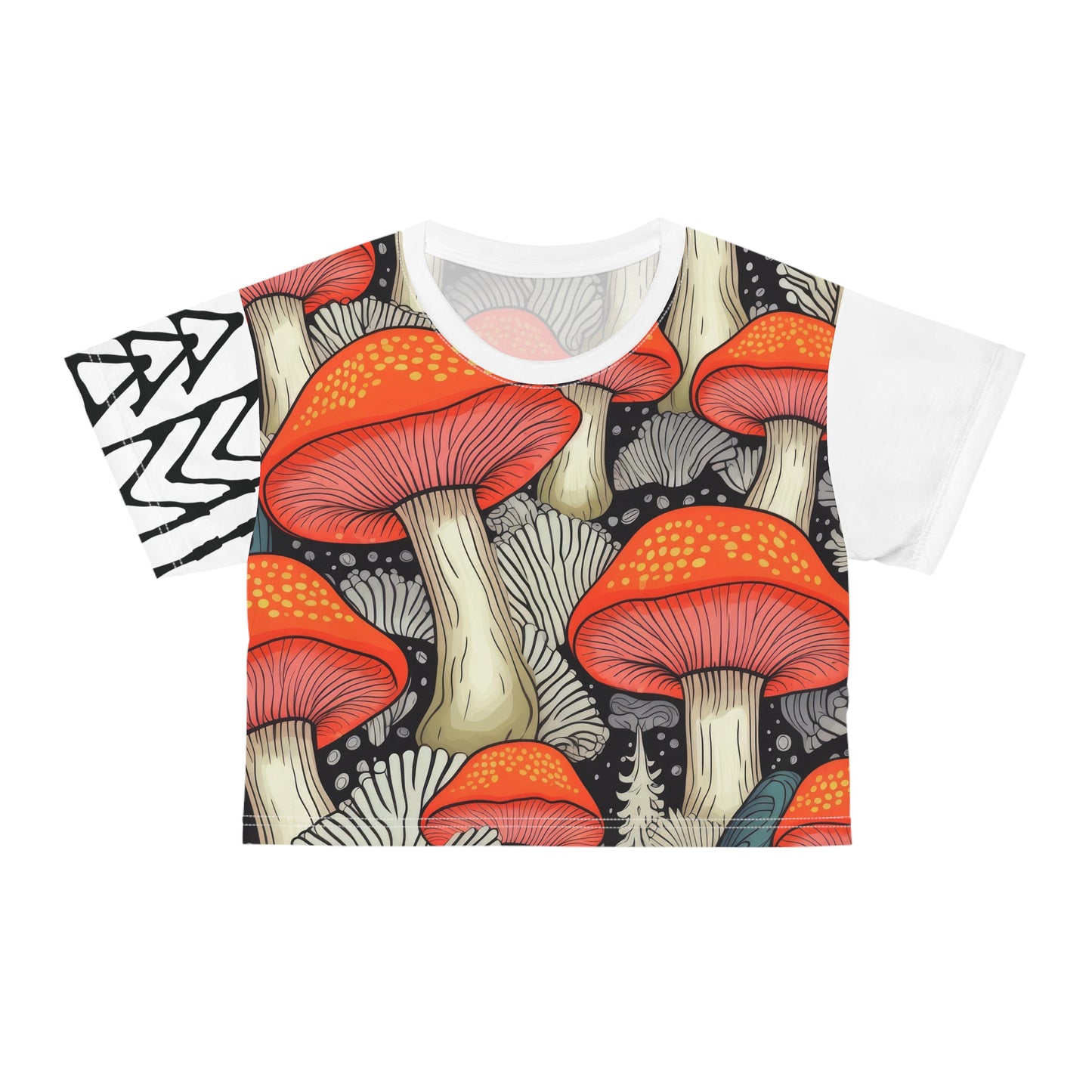 Crop Tee Amanita Blanc