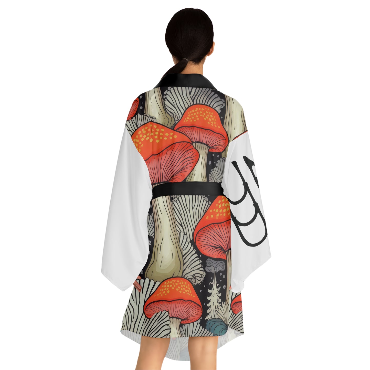 Kimono style dresses Amanita White 