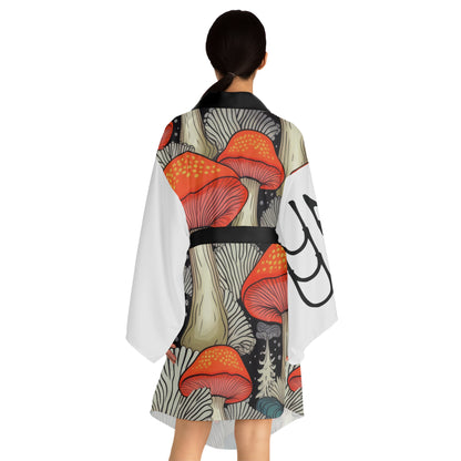 Kimono style dresses Amanita White 