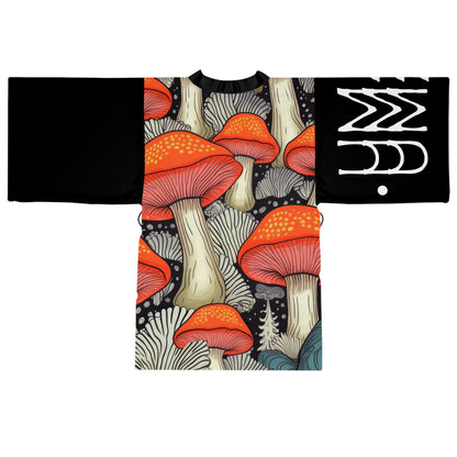 Robes de style kimono Amanita Noir