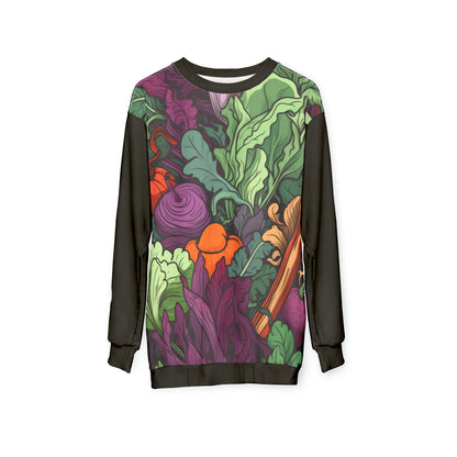 Unisex Sweatshirt Vegetables Black
