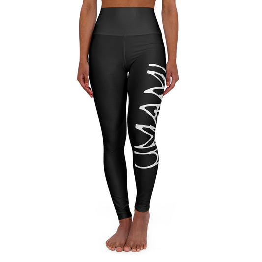 Leggings de yoga taille haute Noir Umami