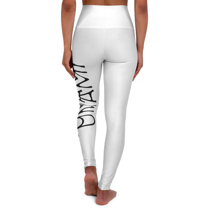 High-waisted yoga leggings White Umami 