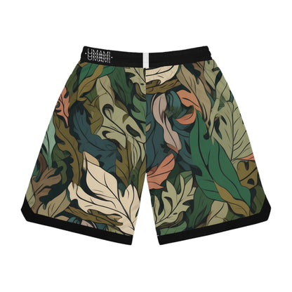 Basketball Shorts Feuilles Camo