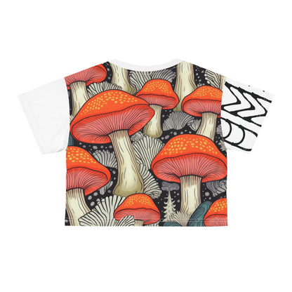 Crop Tee Amanita Blanc