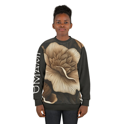 Unisex Sweatshirt Mushrooms Flowers 