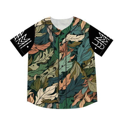Baseball Jersey Feuilles Camo