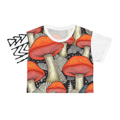 Crop Tee Amanita Blanc