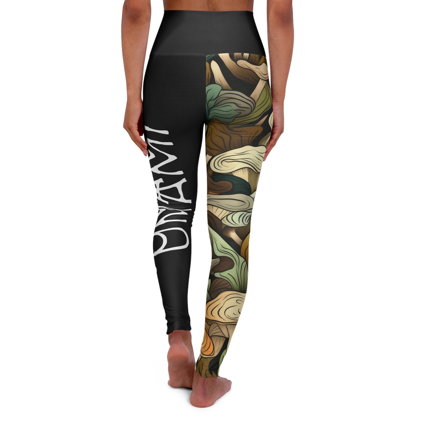 Leggings de yoga taille haute Champignons Umami
