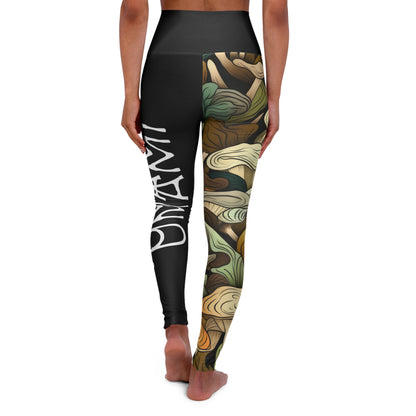 Leggings de yoga taille haute Champignons Umami