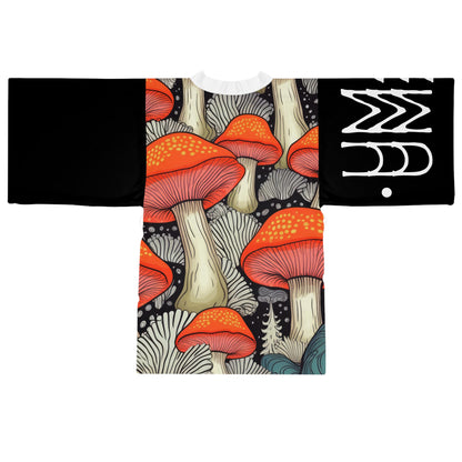 Robes de style kimono Amanita Noir