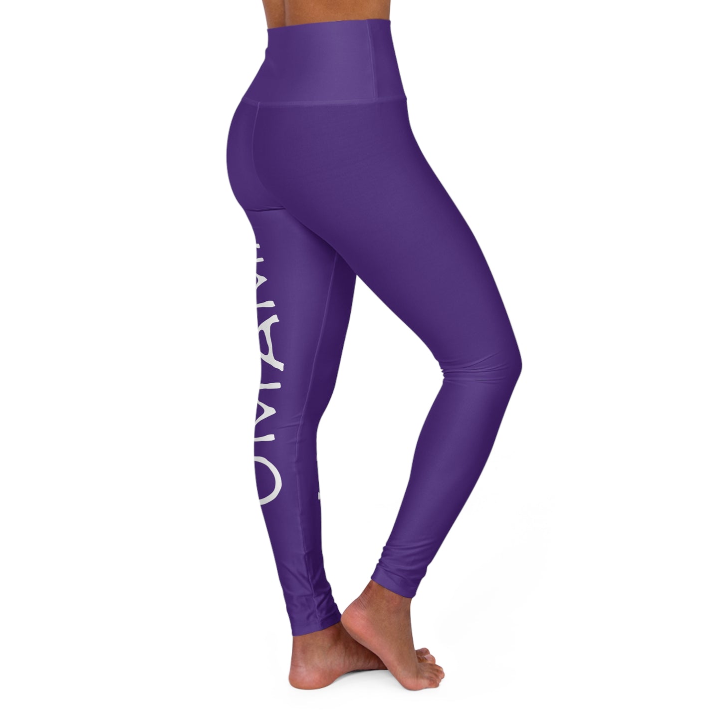 Leggings de yoga taille haute Purple Umami