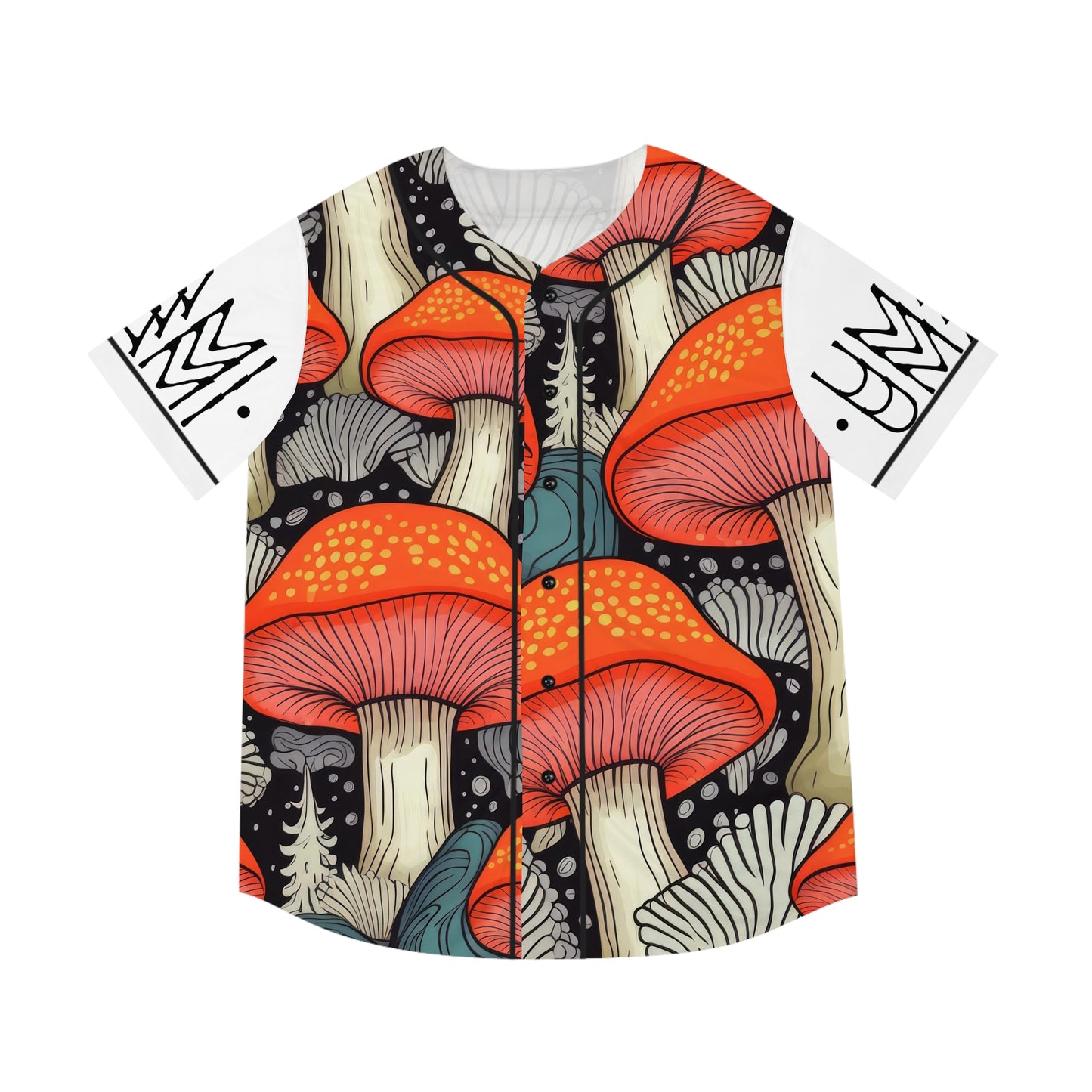 Baseball Jersey Amanita Blanc
