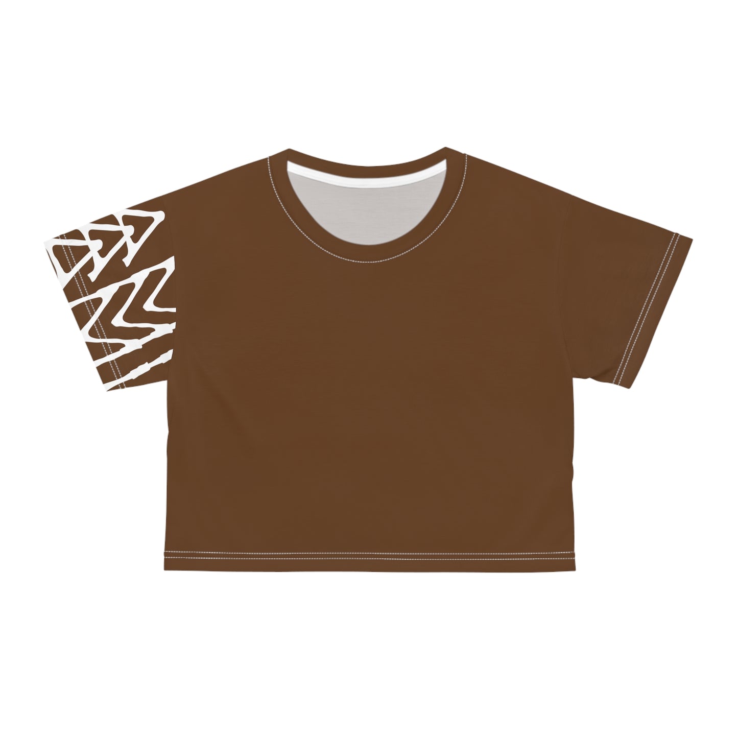 Crop Tee Brun Pâle