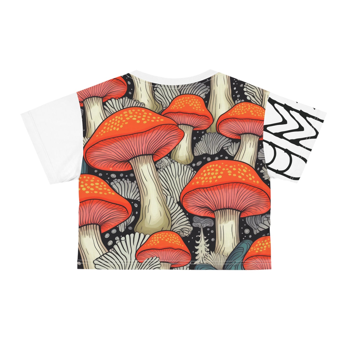 Crop Tee Amanita Blanc