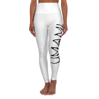 High-waisted yoga leggings White Umami 