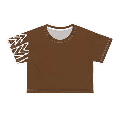Crop Tee Brun Pâle