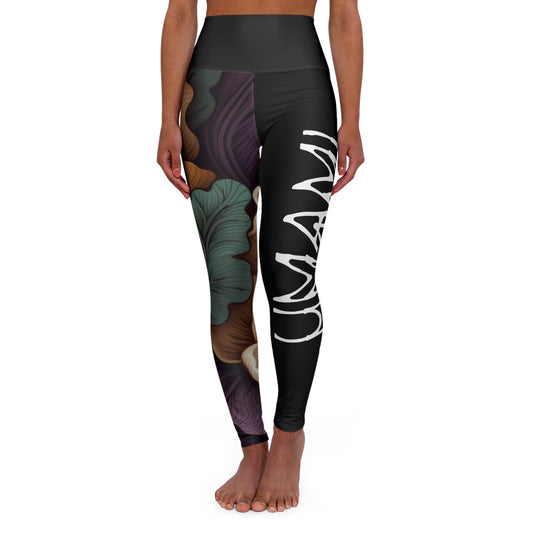 Leggings de yoga taille haute Légume sombre Umami