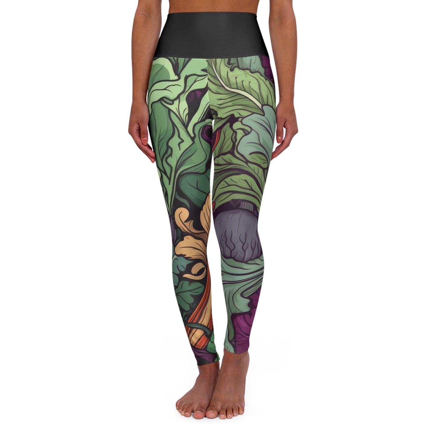 Leggings de yoga taille haute Légume Umami
