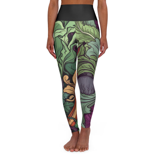 Leggings de yoga taille haute Légume Umami