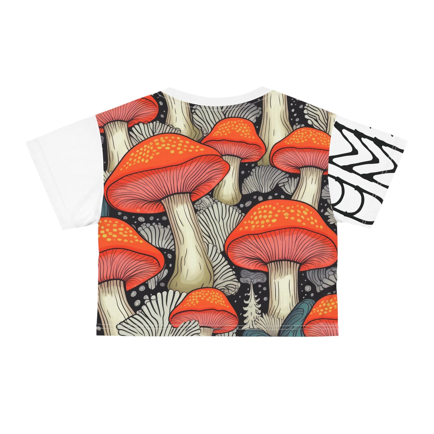 Crop Tee Amanita Blanc