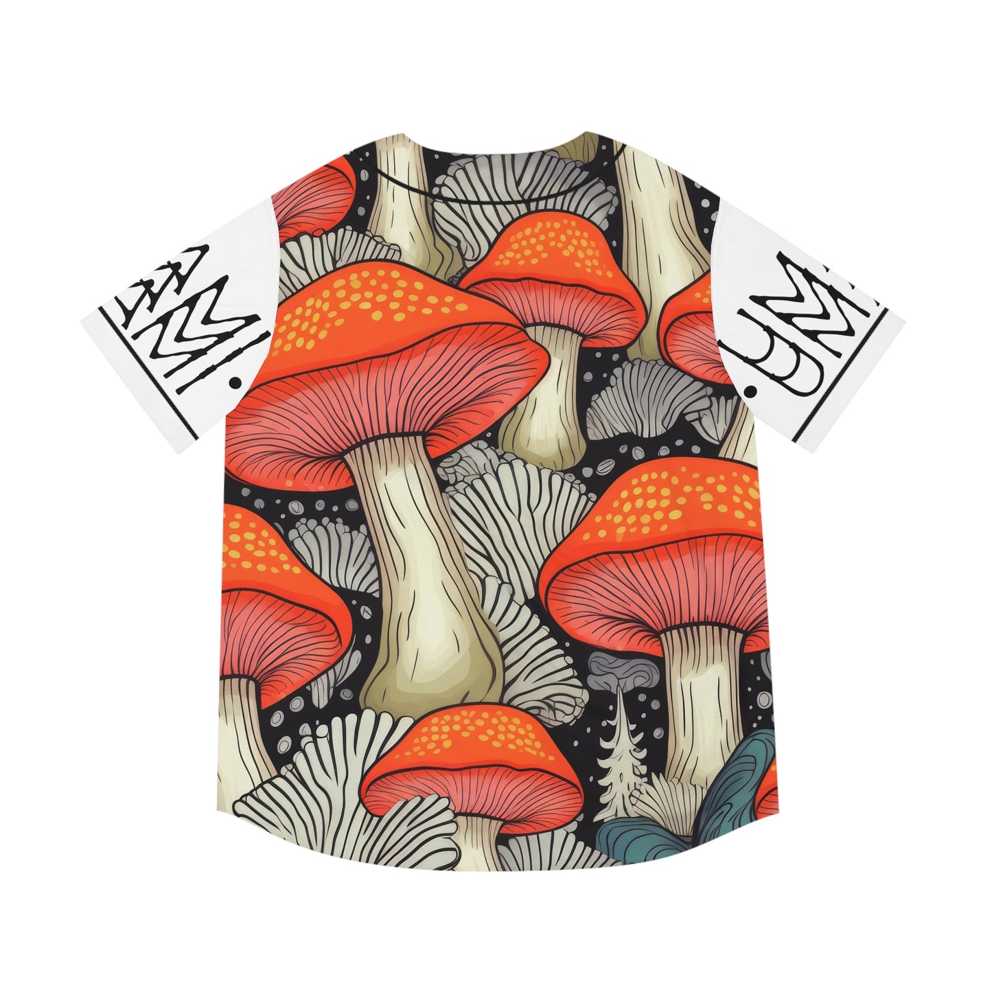 Baseball Jersey Amanita Blanc