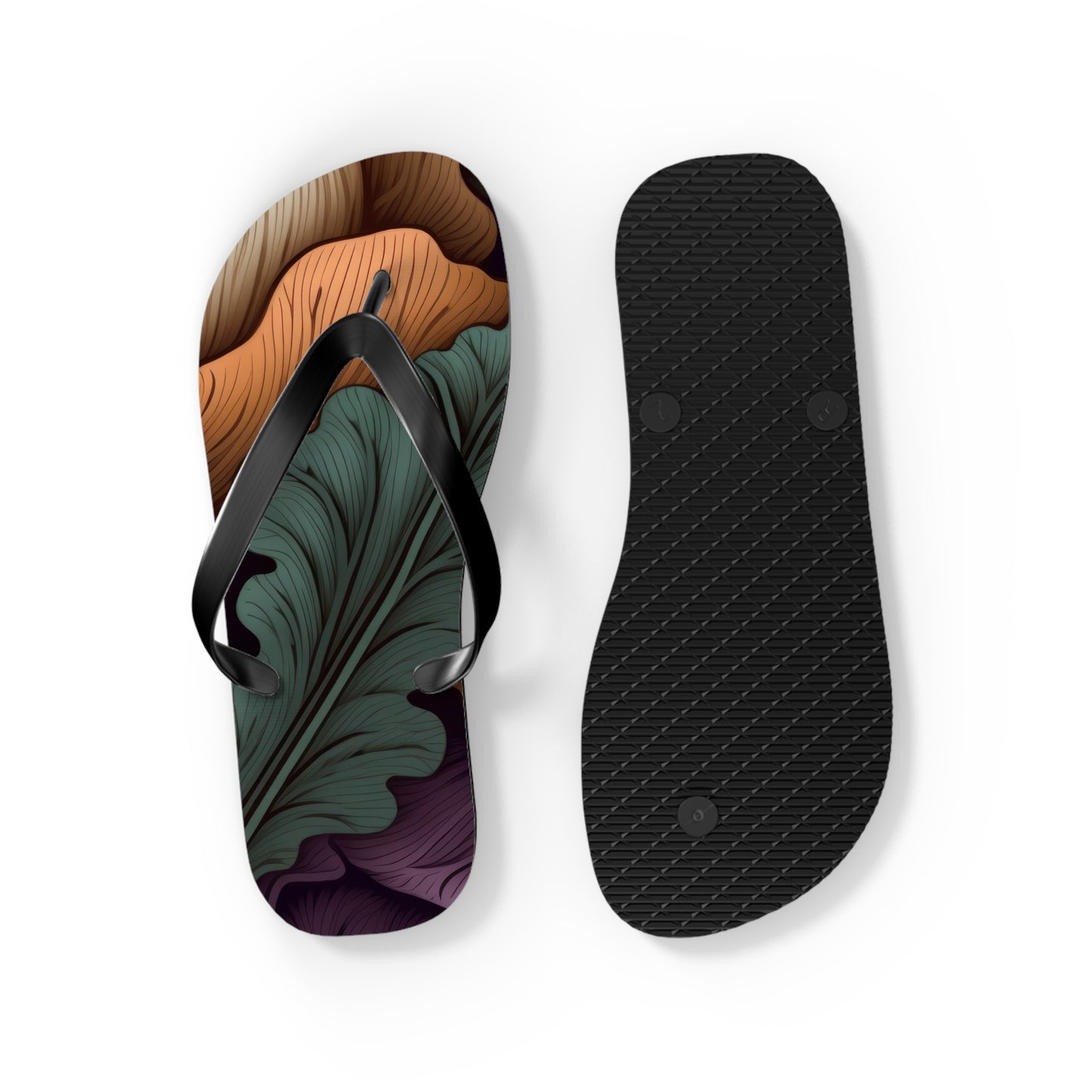 Beach sandal Dark vegetables 2 