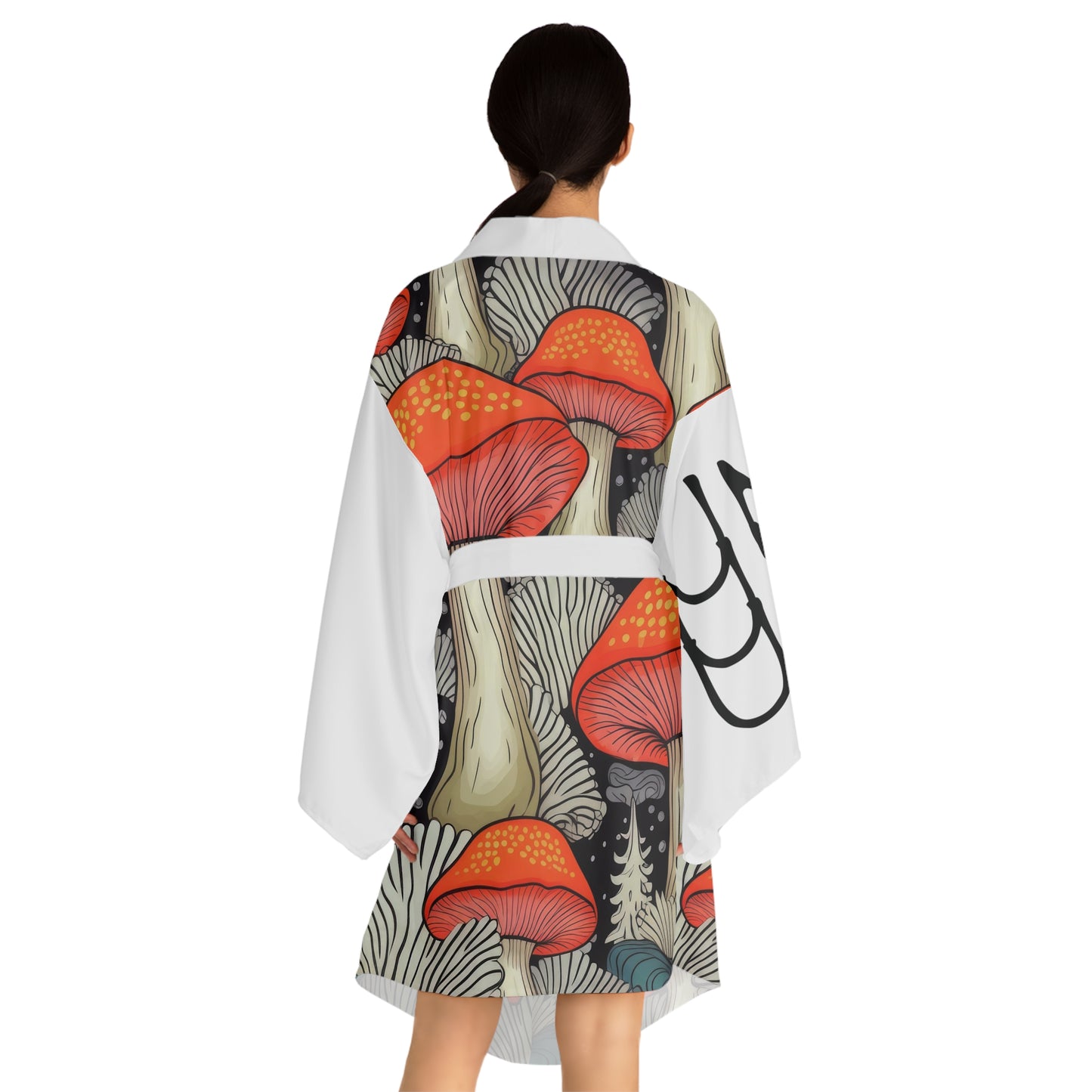 Kimono style dresses Amanita White 