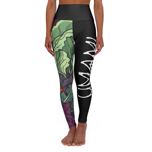Leggings de yoga taille haute Légume Umami