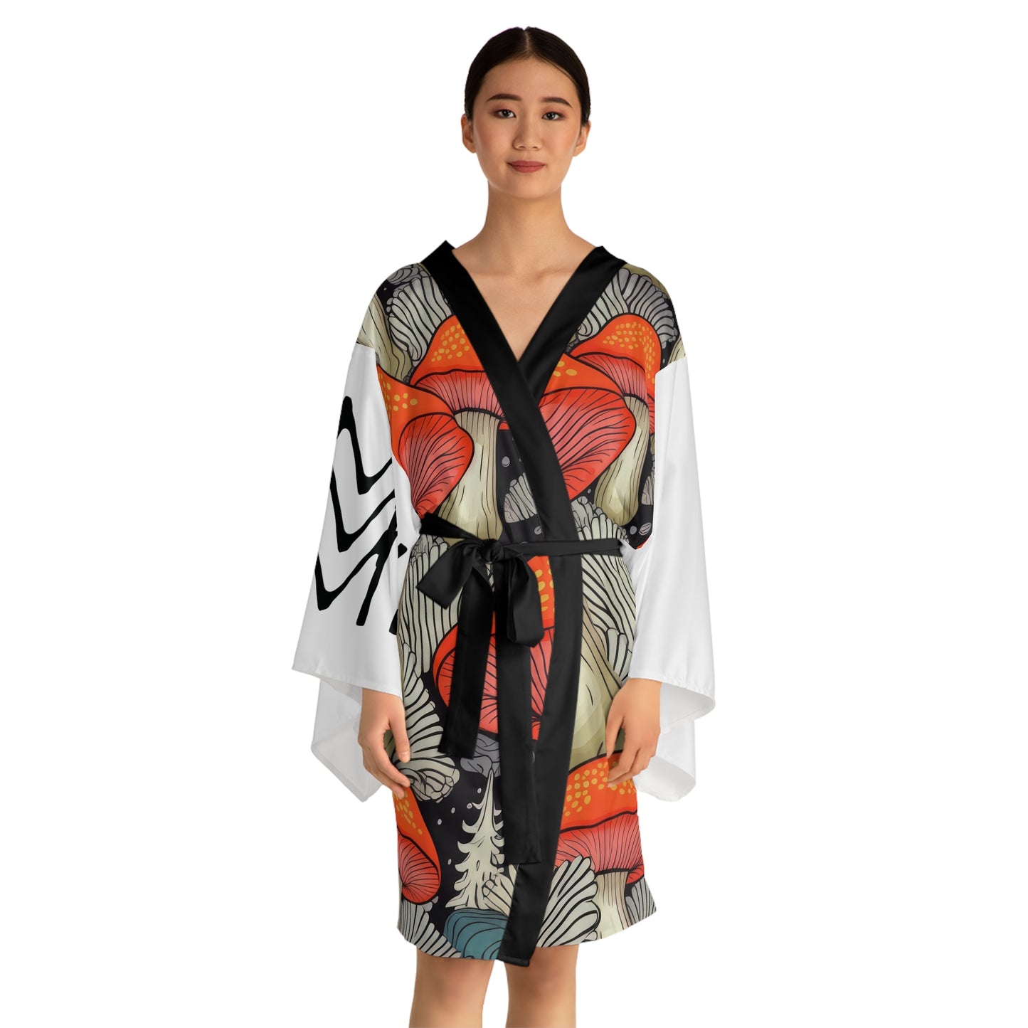 Kimono style dresses Amanita White 