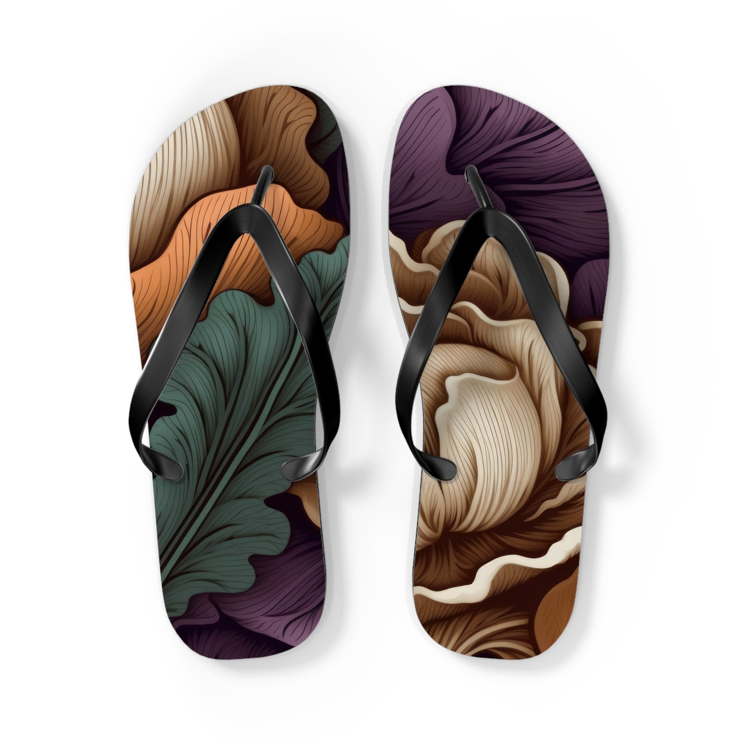 Beach sandal Dark vegetables 2 