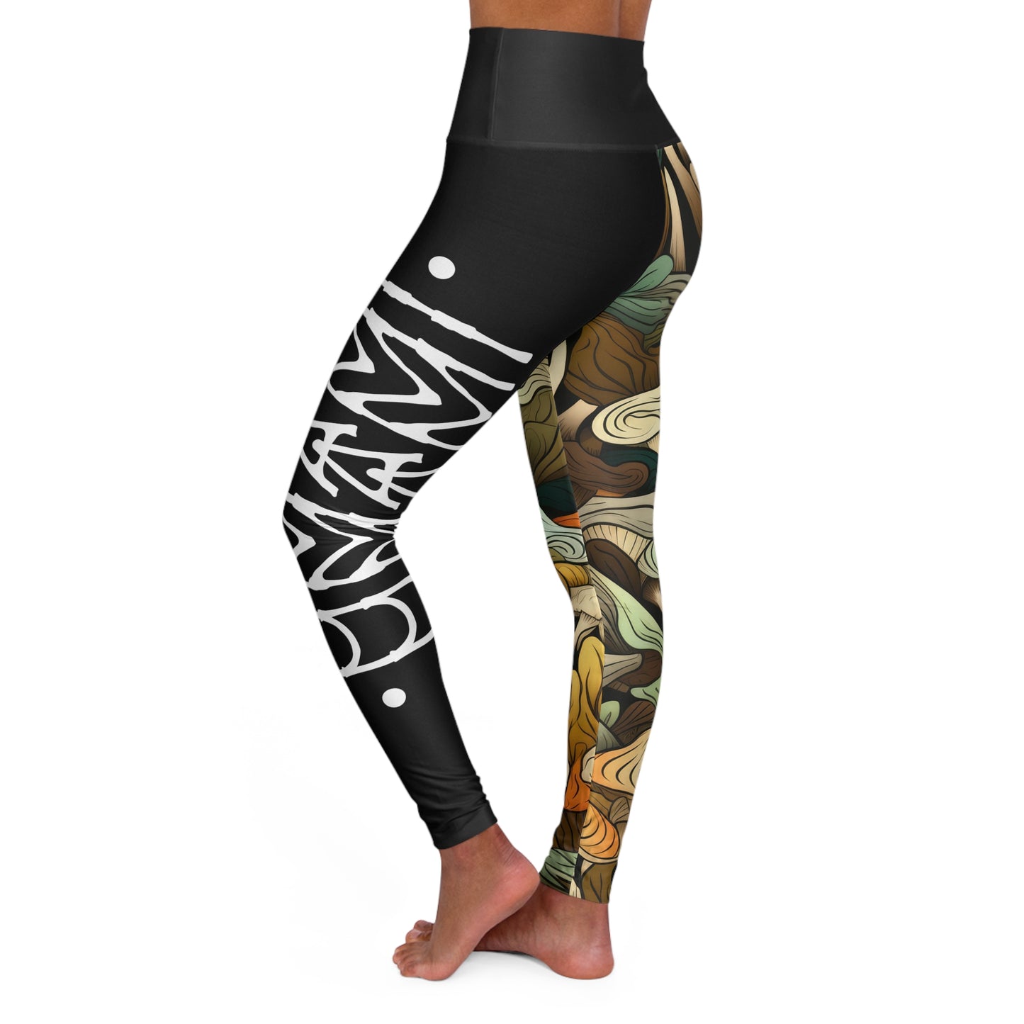 Leggings de yoga taille haute Champignons Umami