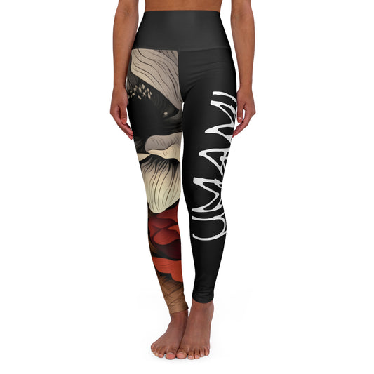 Leggings de yoga taille haute Fleurs Umami
