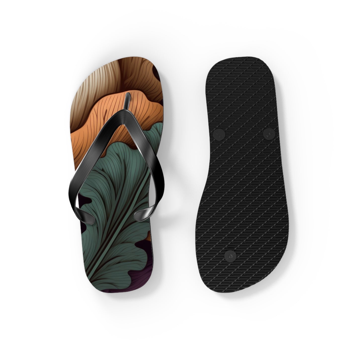 Beach sandal Dark vegetables 2 