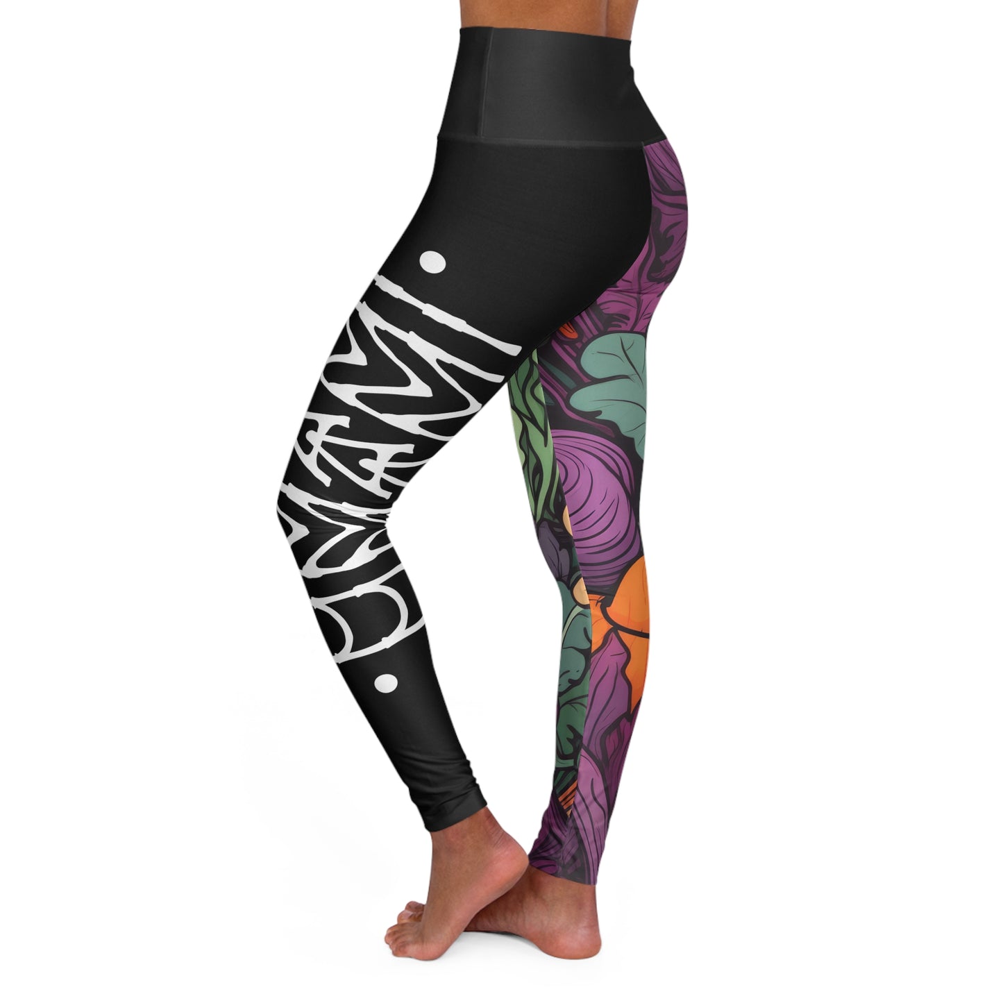 Leggings de yoga taille haute Légume Umami