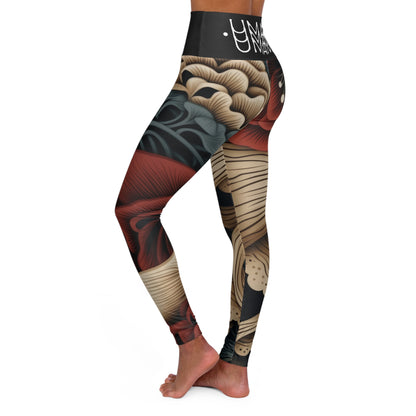 Asian Style High Waisted Yoga Leggings 