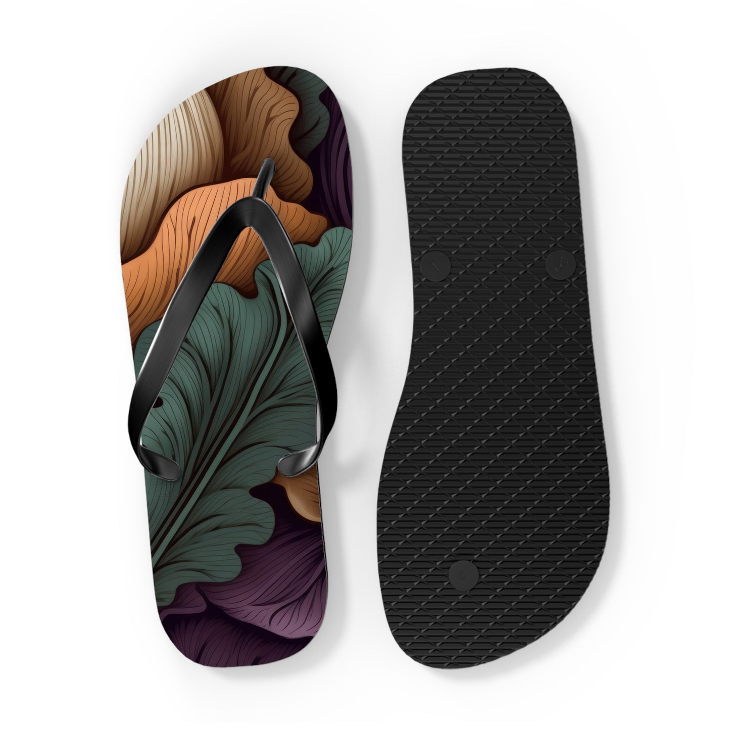 Beach sandal Dark vegetables 2 