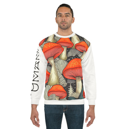 Unisex Sweatshirt Amanita White