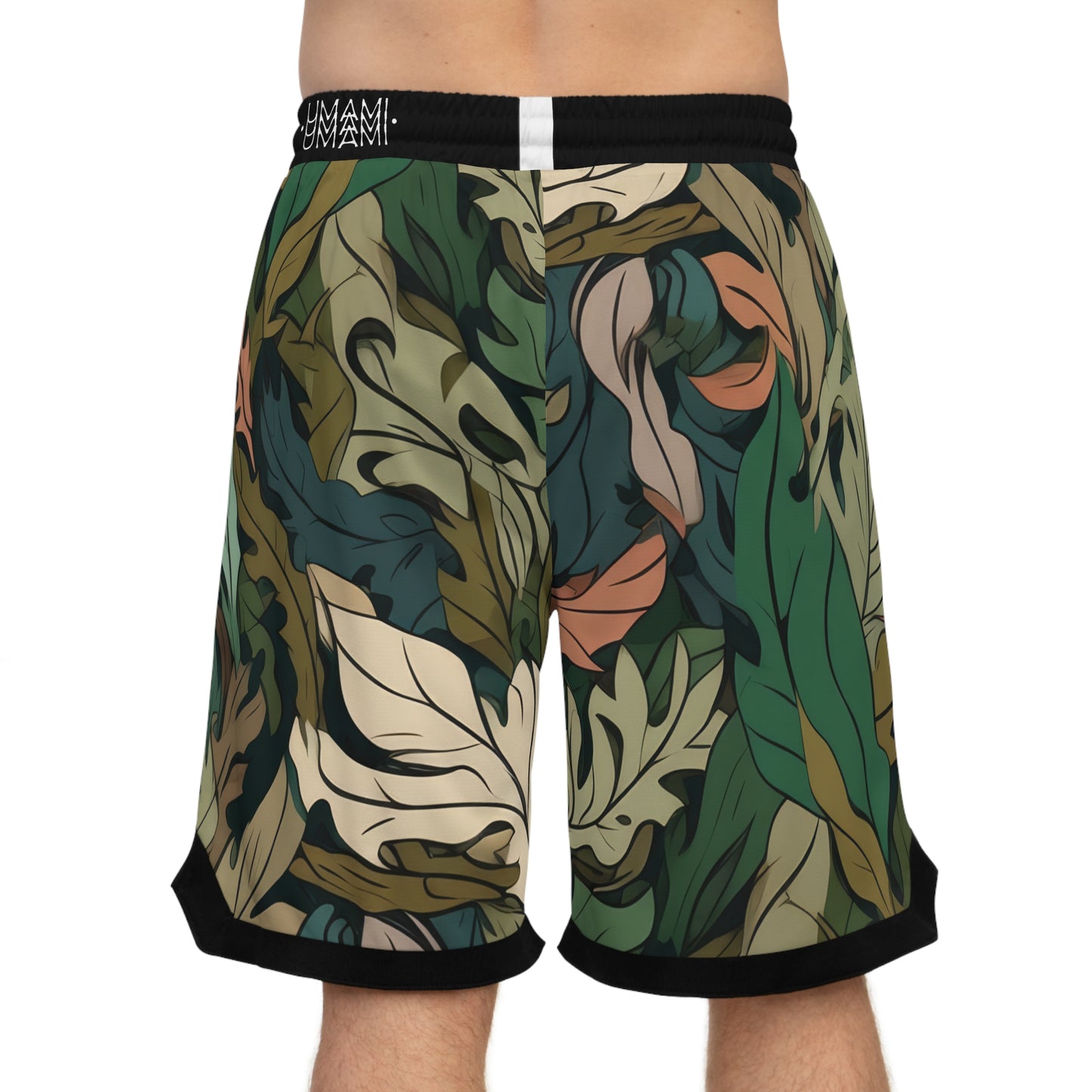 Basketball Shorts Feuilles Camo