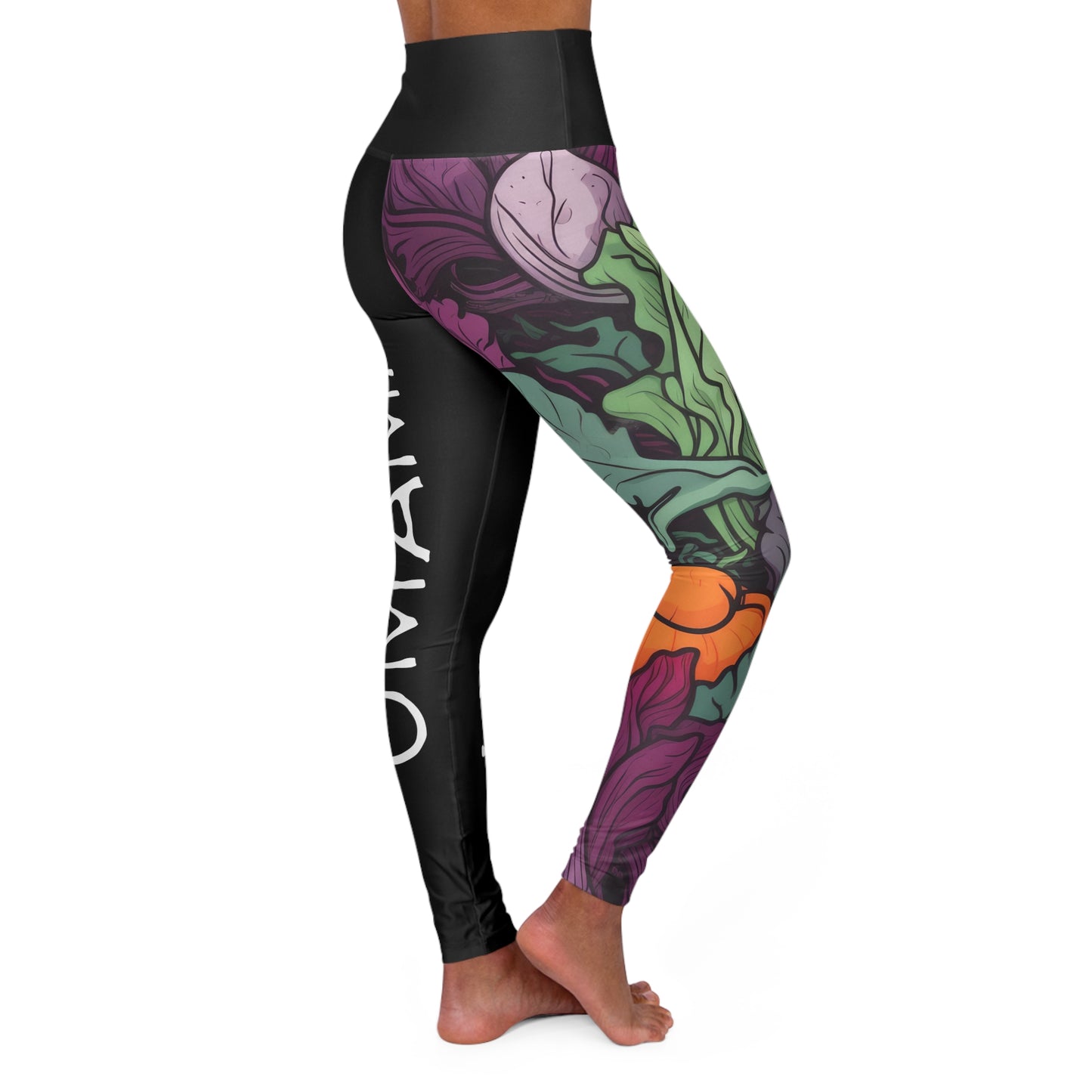Leggings de yoga taille haute Légume Umami